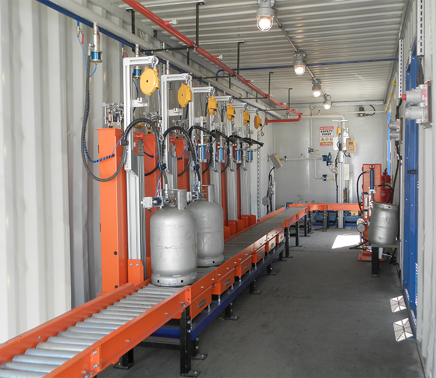 Container Type Lpg Filling Station