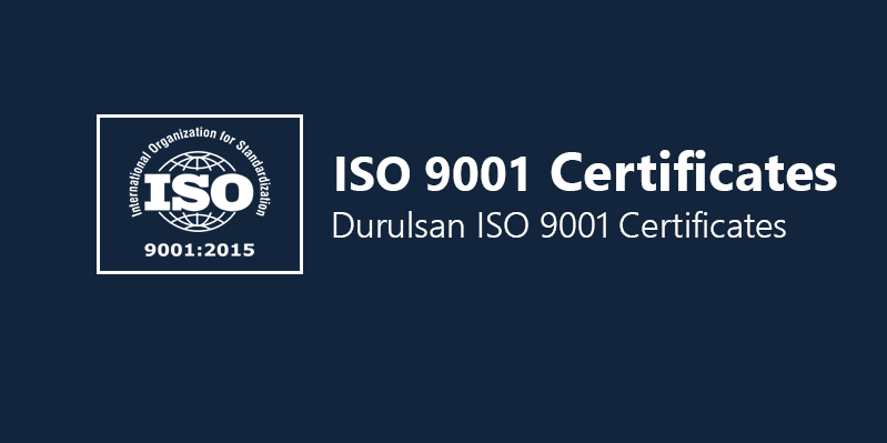 ISO 9001 Certificates